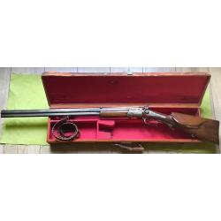 RARE MAGNIFIQUE CARABINE MIXTE ARTISAN ALLEMAND GREIFFELD &CO SHULL CAL 16/9.3x57R ou 9.3x50R CAT D