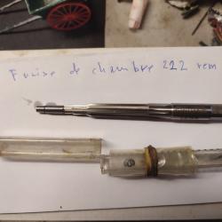 fraise de chambre 222 Rem , finition
