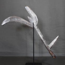 Couteau de jet Bandia Nsakara, Congo RDC , république Centrafricaine, vers 1900