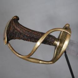 Fort sabre de vénerie (chasse) - Germanique ou Europe Centrale, 17ème début 18ème siècle