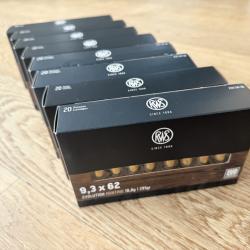 RWS 9.3x62 Evolution Hunting 18.8 gr 291 grains