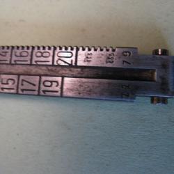 Planchette de hausse pour fusil 98/K Wa/655 No 11679
