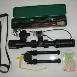 VEND UN LOT D'ACCESOIRES D'ARMES DE TIR