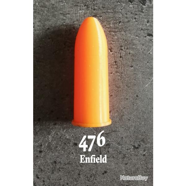 Douille Amortisseur, fausse Cartouche 476 Enfield et autres, lot de 6
