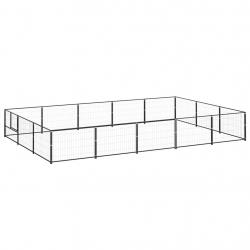 Chenil Noir 15 m² Acier