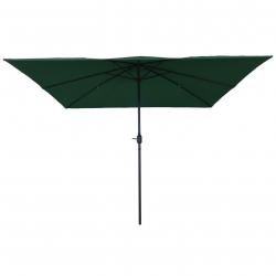 Parasol de jardin carré295x245 cm Vert