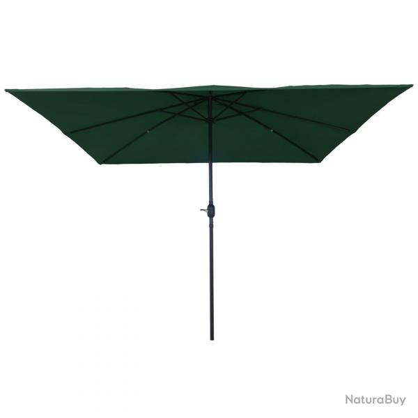 Parasol de jardin carr295x245 cm Vert