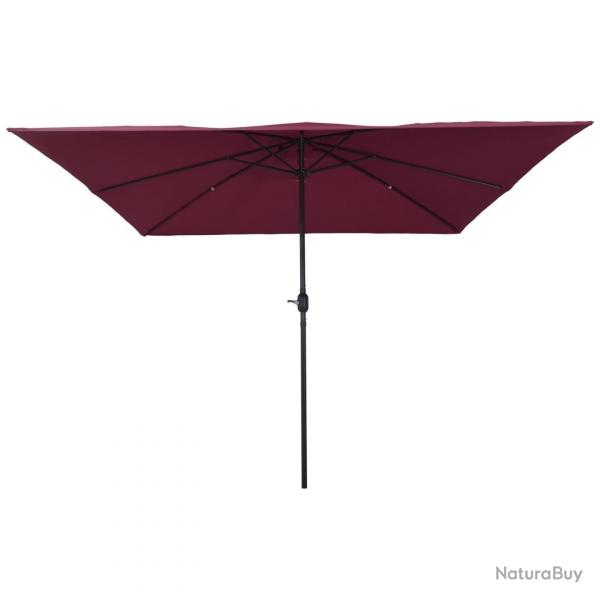 Parasol carr295x245 cm Bordeaux