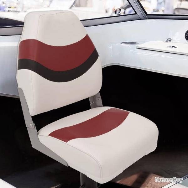 Ensemble de siges de bateau pliables lot de 2 dossier haut