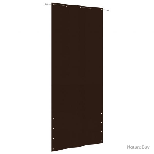 cran de balcon Marron 100x240 cm Tissu Oxford