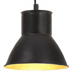 Lampe suspendue 25 W Noir Rond 17 cm E27