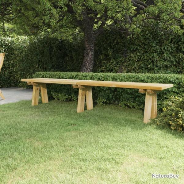Banc de jardin 220 cm bois de pin massif imprgn