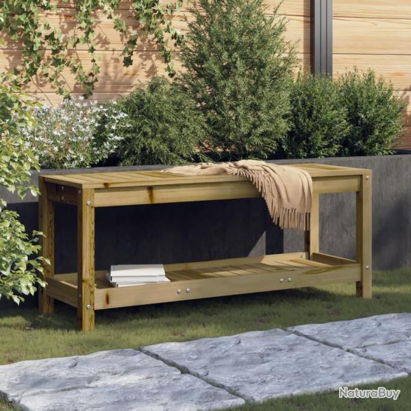 Banc de jardin 108x35x45 cm bois de pin imprgn
