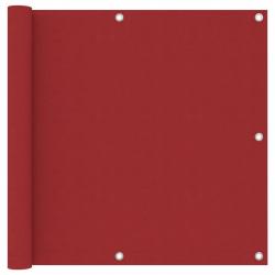 Écran de balcon Rouge 90x300 cm Tissu Oxford