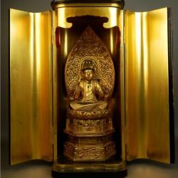 Bouddha - Buddha kannon & Zushi box 44.5 cm