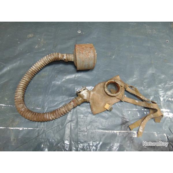 MASQUE  GAZ L'ANTIGAZ AG15 DE FABRICATION BELGE POUR DFENSE CIVILE ET AUTRE