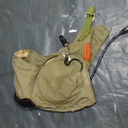 CASQUE DE CHAR EN TOILE AVEC SYSTÈME DE COMMUNICATION ARMÉE RUSSE