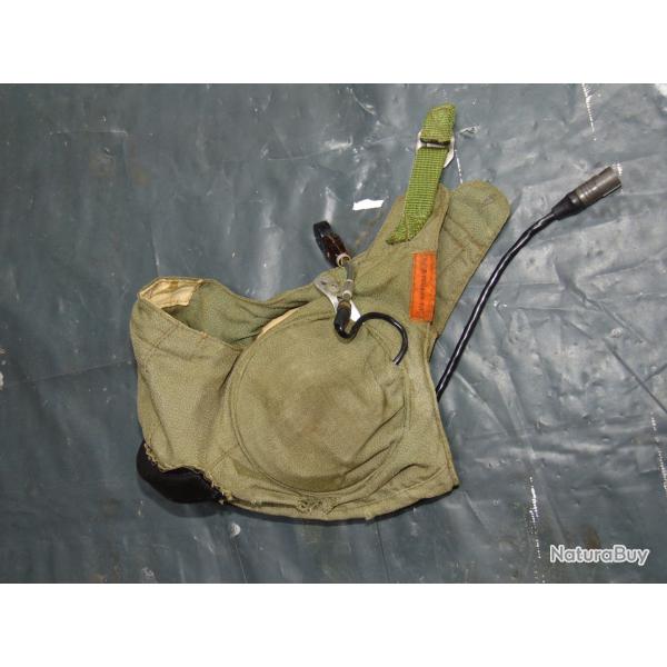 CASQUE DE CHAR EN TOILE AVEC SYSTME DE COMMUNICATION ARME RUSSE