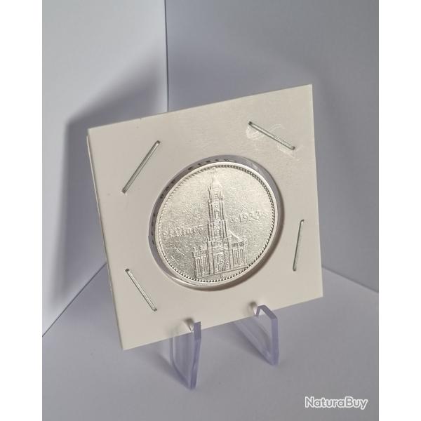 5 Reichsmark Argent 1934 A ,Commmorative Avec Date, Berlin , Allemagne , IIIme Reich ,WW2,WWII .2