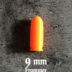 Douille Amortisseur, fausse Cartouche 9 mm Frommer  et autres, lot de 5