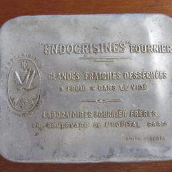 Boite en fer blanc "Endocrisines" Fournier 1930