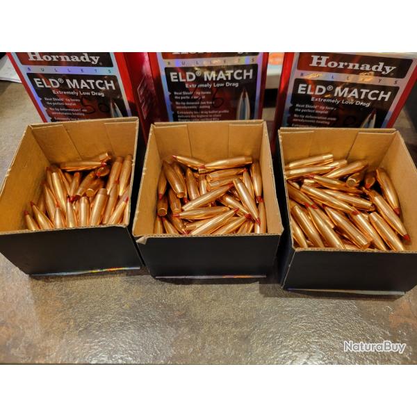 Projectiles. 338 Hornady ELD Match 285gr