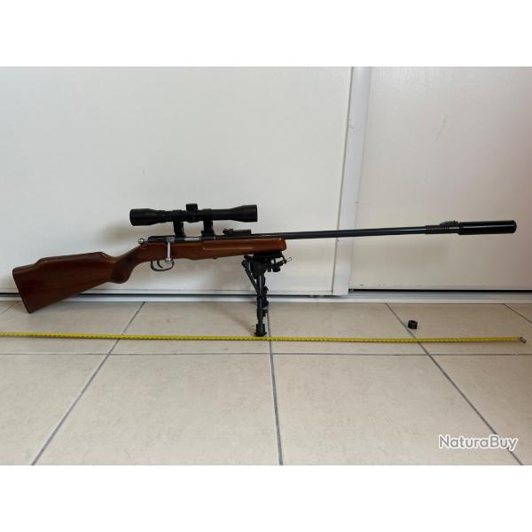 Manu-arm B10 22lr + lunette + bipied + silencieux