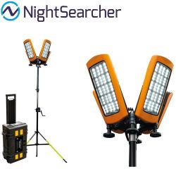 Tour d'éclairage Nightsearcher STRATOSTAR-X 115000 Lumens - Batterie LiFePO4 30Ah - Trépied 4,5m