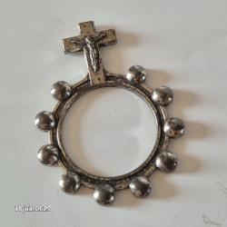 Dizainier ancien métal a boules, diamètre 3 cm