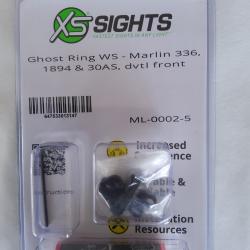 Visée GHOST RING de marque XS SIGHTS pour carabine MARLIN 336, 1894 et 30 ase