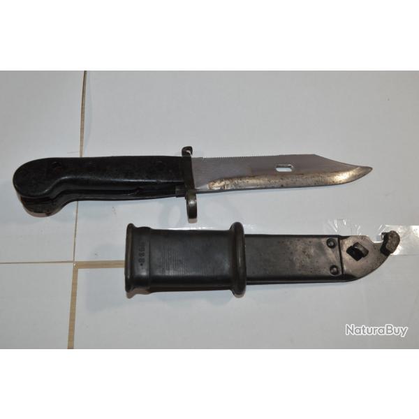 Baionnette RUSSE Export AK47 Coupe barbel kalashnikov Pays EST Nature
