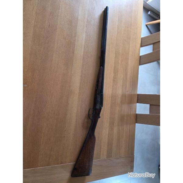 Fusil juxtapos manufrance type robust 12/65