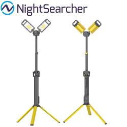 Lampe de travail Nightsearcher Tower Pro 5K 5000 Lumens - Hybride batterie/secteur