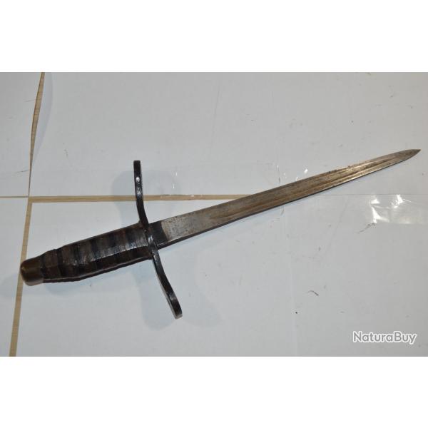 Dague Militaire avec Lame de Marine Manufacture Chtellerault Indo Algrie