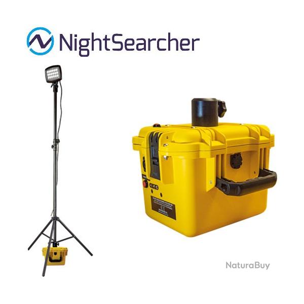 Projecteur Nightsearcher Solaris Megastar 20K 20000 Lumens - Batterie SLA 38Ah - Trpied