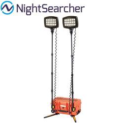 Projecteur Nightsearcher Solarisduo 20K 40000 Lumens - Double tête d'éclairage - Batterie Lithium
