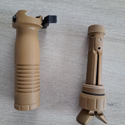 Poignée Bipied avant B&T QD ral8000 Brugger & thomet