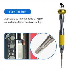 TOURNEVIS DE PRECISION TORX T5 MAGNETIQUE Ma-ant My-903 TELEPHONE ORDINATEUR SWITCH PC