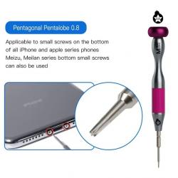 TOURNEVIS DE PRECISION PENTALOBE 0.8 MAGNETIQUE Ma-ant My-903 TELEPHONE ORDINATEUR SWITCH PC