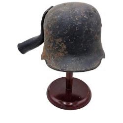CASQUE A PURIN ALLEMAND W1 NOIR
