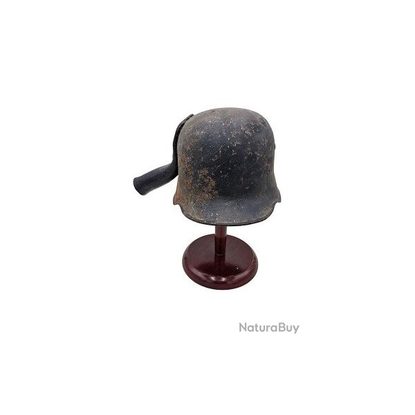 CASQUE A PURIN ALLEMAND W1 NOIR