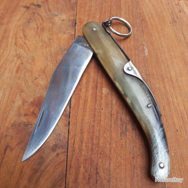 Joli Couteau  Palme VILLEBREQUIN Manche en Corne
