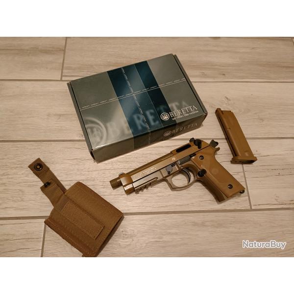 Airsoft Pistolet umarex Beretta m9a3 c02 full mtal tan