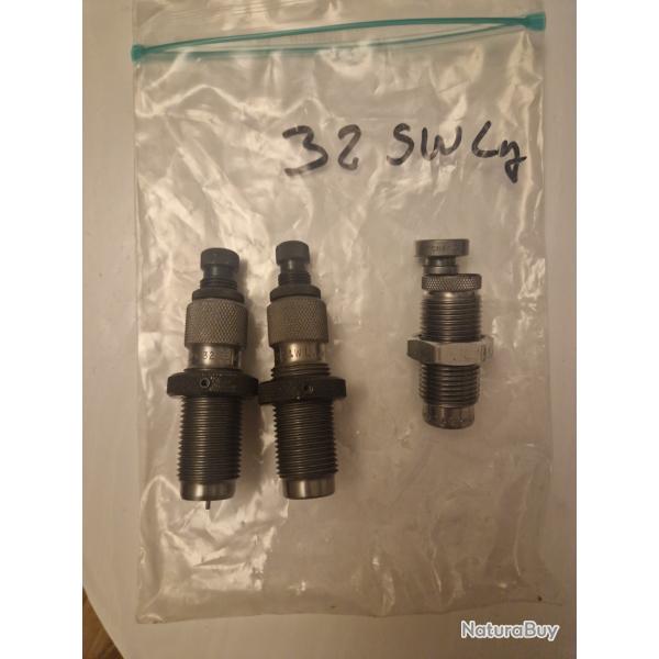 Jeu outil calibre 32 Smith et wesson Redding sans boite tres bon etat avec shell holder