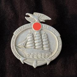 Badge Seefahrt ist not - Allemand WW2