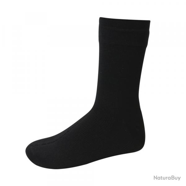 Chaussettes tanches et respirantes nylon noir : 36/38  47/49