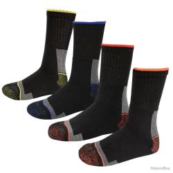 Lot de 4 paires de chaussettes renforcées Tailles 39 42 au 46 48