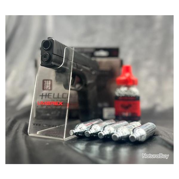 PACK PRT A TIRER PISTOLET GBB HELLCAT PRO 4.5 CO2 BBS / PELLET