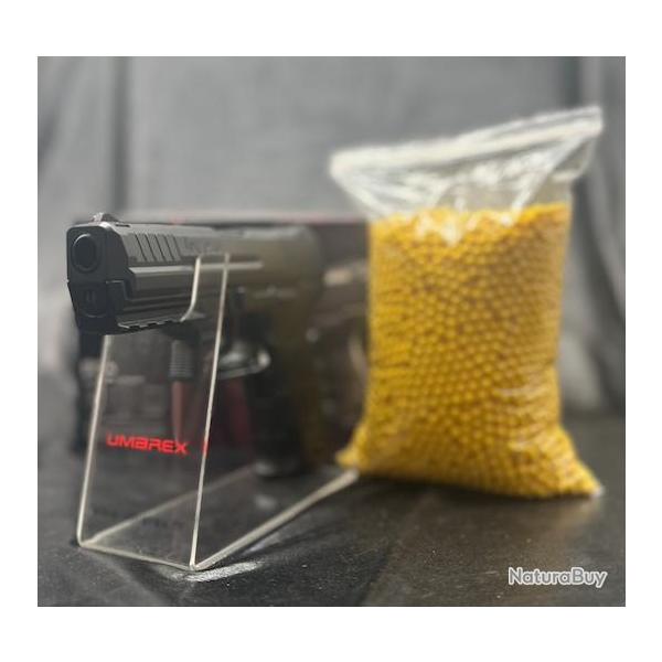 PACK PRT A TIRER PISTOLET "HECKLER&KOCH P30" - Cal BBS 6MM - ELECTRIC - FULL AUTO