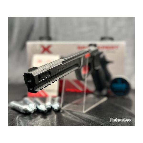 PACK LASER PRT A TIRER NOUVEAUT 2025 PISTOLET UX SPA EXPERT CO2 CAL 4.5MM 3J